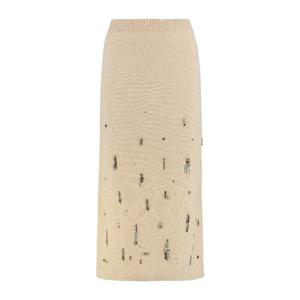 파비아나필리피 스톤 장식 피티드 미디 스커트 GND225F832L659