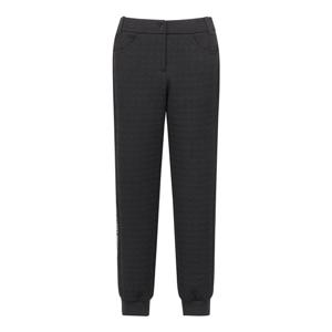 [마스터바니] 여성 엠보 하운드투스 백 밴딩 조거 팬츠 421E4PF582BK