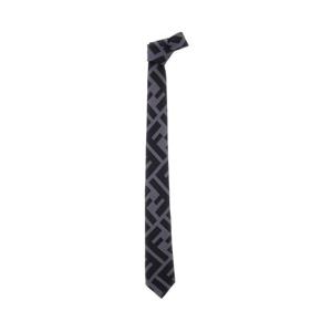 FENDI Multicolor Tie with All Over FF Motif in Silk Man FXC023AH8FF0UY7