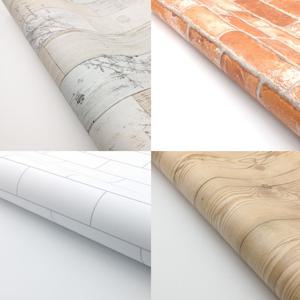 시공하기 쉬운 소폭시트지 무늬목 벽돌시트지 16종