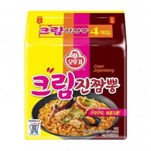 오뚜기 크림진짬뽕면 130g x 4 무