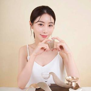 놋향 하트모양 유기 괄사 마사지기