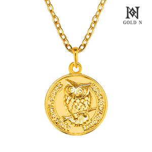 골드앤 순금 24K 부엉이 코인 목걸이 소