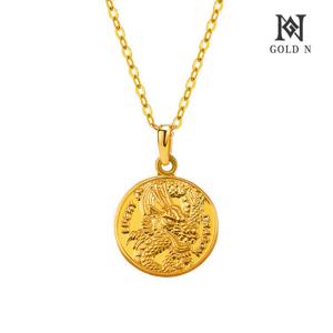 골드앤 순금 24K 청룡 코인 목걸이 중