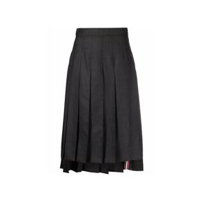 톰브라운 탭 드롭백 스커트 다크그레이 여성 FGC400V 00626 025