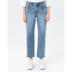 헤지스 여성 24SS 클리어런스블루 스트레이트핏 데님 팬츠 HSPA4B281B2