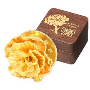 순금 카네이션 꽃 뱃지 1.87g 24K 추석 부모님 은사님선물