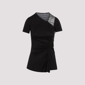 지방시 반팔 티셔츠 BW61B9311B 001 BLACK