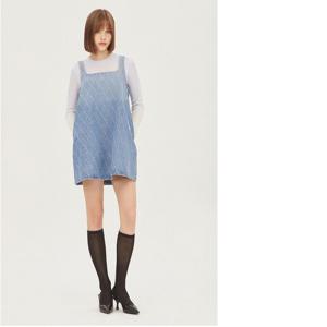 [시슬리]SISLEY SIS 다이아 자카드 데님 원피스 SAOP90331 BL