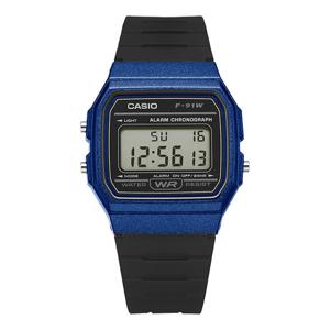 카시오 F-91WM-2ADF 디지털 스퀘어 빈티지 공용 우레탄시계