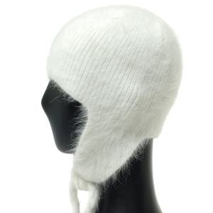 [플릭앤플록]AAB002.앙고라 귀달이 여성 비니모자 니트 비니 겨울 귀도리 방한 모자