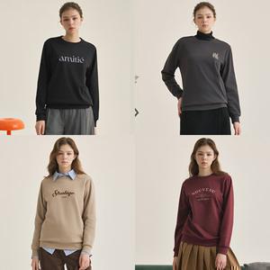 여성보아퍼융기모티셔츠4종세트