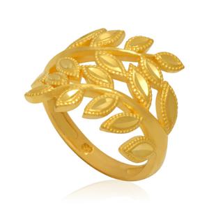 [골드모아] 여자 순금 반지 11.25g [리프 커팅]