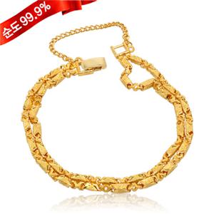 남자 순금 팔찌 26.25g 24K [프린스 두줄]