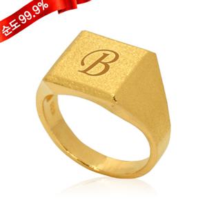 순금 반지 11.25g 24K [이니셜 각인 사각]