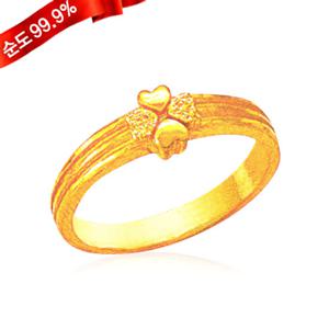 순금 반지 3.75g 24K [클로버]