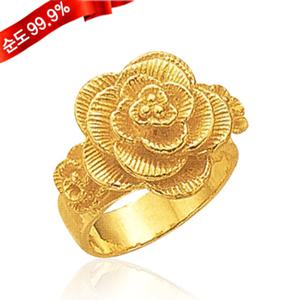 순금 반지 11.25g 24K [한송이 장미]