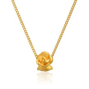 여자 순금 목걸이 7.5g [장미 민줄체인]