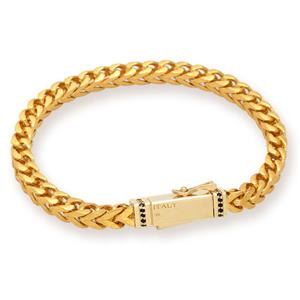 순금 팔찌 37.5g [볼륨사각 면체인]