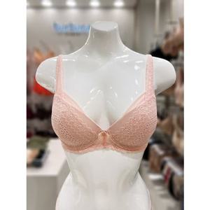 [바바라] ABR4929 라이트핑크 레이스 노와이어브라