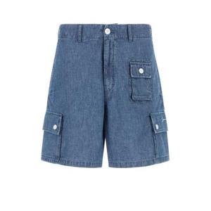 지방시 남성 블루 데님 쇼츠 BM51JZ5YAP 457