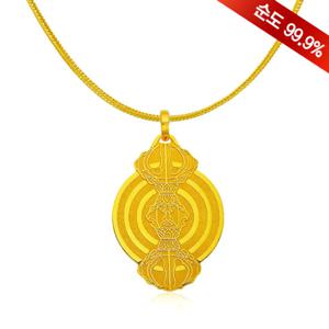 순금 불교 천태종 목걸이 15g 24k [8352]
