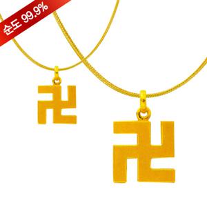 순금 불교 만 목걸이 11.25g 24k [8321]