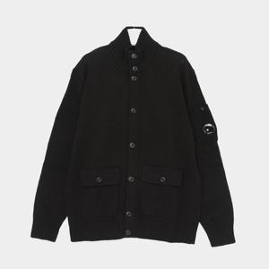CP컴퍼니 25SS 컴팩트 니트 남성 자켓 18CMKN078A 110058A 999