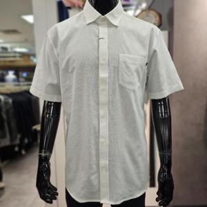 런던포그 HC05 린넨  혼방 화이트 셔츠 LPA3A564