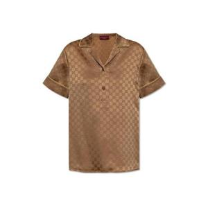 Gucci GG 모노그램 버튼업 셔츠 814927ZAQKJ 2031 TP934755336