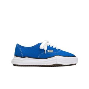 메종 미하라 야스히로 베이커 OG 솔 캔버스 로우 컷 스니커즈 CL 블루 A02FW704-CLBLUE