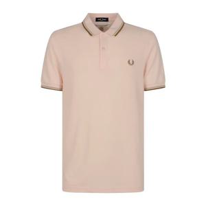 꼼데가르송 자수 로고 폴로 티셔츠 FOT501S25 PEACH PEACH
