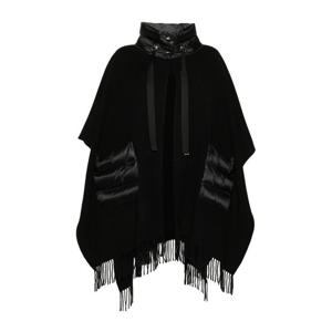 에르노 블랙 울-캐시미어 블렌드 케이프 GC00066DR 333959300