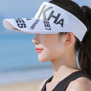 (KN204) 레터링 날개썬캡 모자 썬캡 골프모자