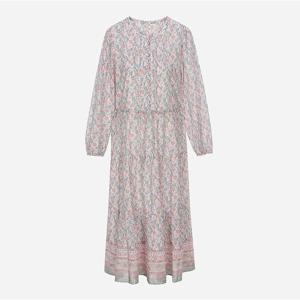 [써스데이아일랜드]보더 믹스 라운드 넥 원피스(T252MOP137W)