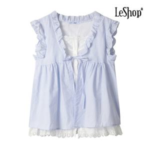 [르샵]프렌치 프릴 레이스 블라우스 (BP4BL060A)