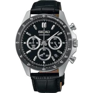 SEIKO CHRONOGRAPH QUARTZ SBTR021 [] [세이코] 15초 크로노그래프 쿼츠 손목시계 맨즈 블랙