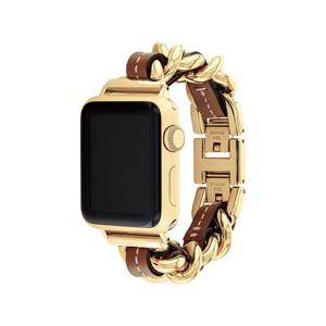 [마션틴트(잡화)][코치] 공식 애플워치 스트랩 14700188 (38/40/41mm) 체인 메탈밴드