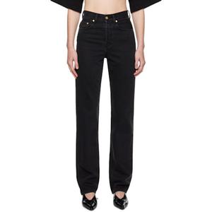 자크뮈스 블랙 라 카사 르 드 님 드로이트 데님 진 24E241DE034-1515 242553F069005