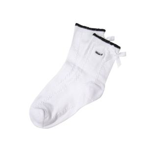 [와이드앵글]여성 CO 체인 립 미들 삭스  WWU25S01W3