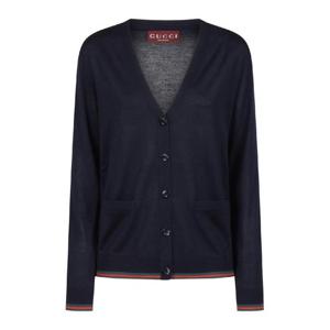 구찌   가디건 SS25 818588XKENL4027 5540041 BLUE NAVYMC