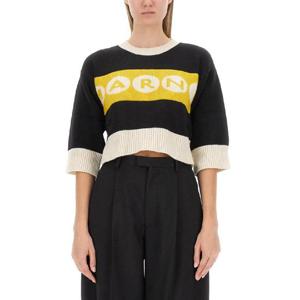 마르니   니트 FW23 GCMD0483Q0UFH30400N99 2198771 BLACK