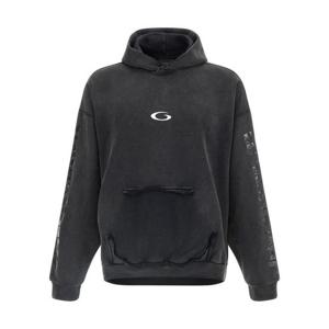 발렌시아가 후드 티셔츠 744441TTVE69374 Black