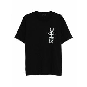 [PAUL SMITH] 라프리마 남성 크루 넥 티셔츠 위드 프린트 M2R011RTP541779 블랙 /8