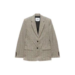 25 FW 엠에스지엠 체크 블레이저 3941MDG26257619 TP443377773