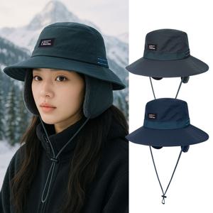 콜핑 공용 겨울 보온 귀달이 등산 플리스 버킷햇 모자 KSC872VC5U