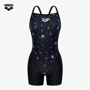 아레나 홀리플라이  A5FL1LH02 BLK (주머니백 증정) 여성일반 3부반신 싱글크로스 스트랩백 실내수영복