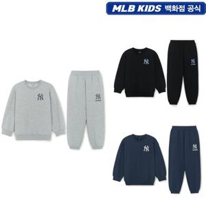 MLB키즈 스트릿 베이직 아트웍 기모 맨투맨 세트 7AS2B0956