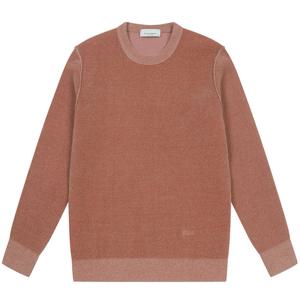 [프랑코페라로] 베이직 라운드 스웨터 라이트오렌지 (ASC240265)