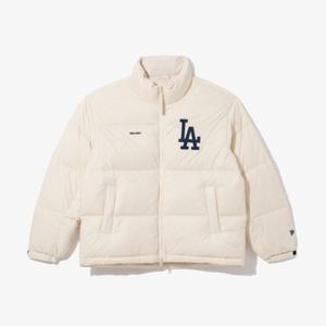 뉴에라 MLB LA 다저스 푸퍼 다운 재킷 아이보리 14742025